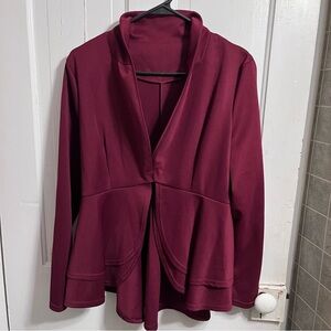 NWOT Women's Burgundy Blazer